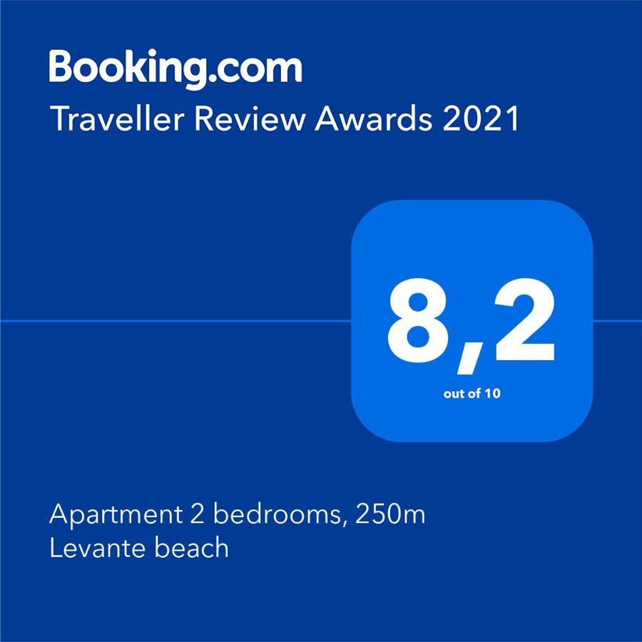 Apartment 2 Bedrooms, 250M Levante Beach Benidorm Exterior foto